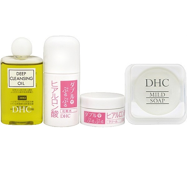 Bộ chăm sóc da mini DHC Double Moisture - Nhật Bản