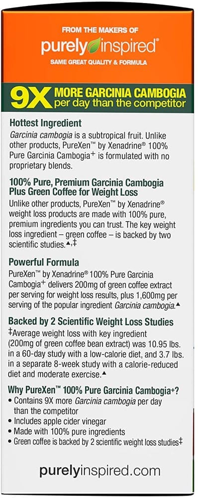 Giảm cân Purely Inspired Garcinia Cambogia+ 120 Caplets - [MỸ]