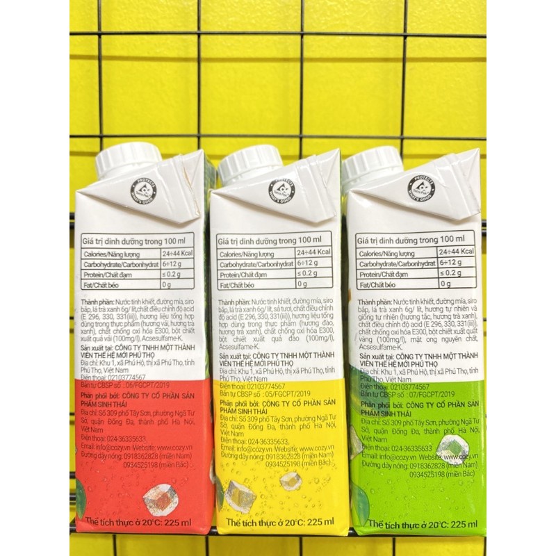 Trà Cozy Hộp 225Ml