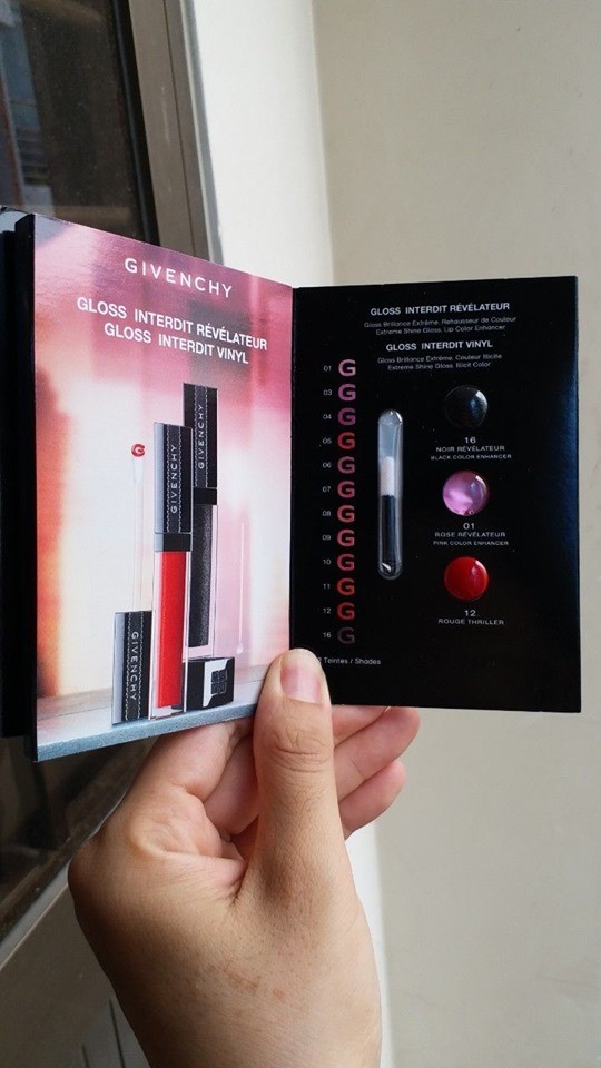 Vỉ sample son dưỡng givenchy gloss interdit vinyl