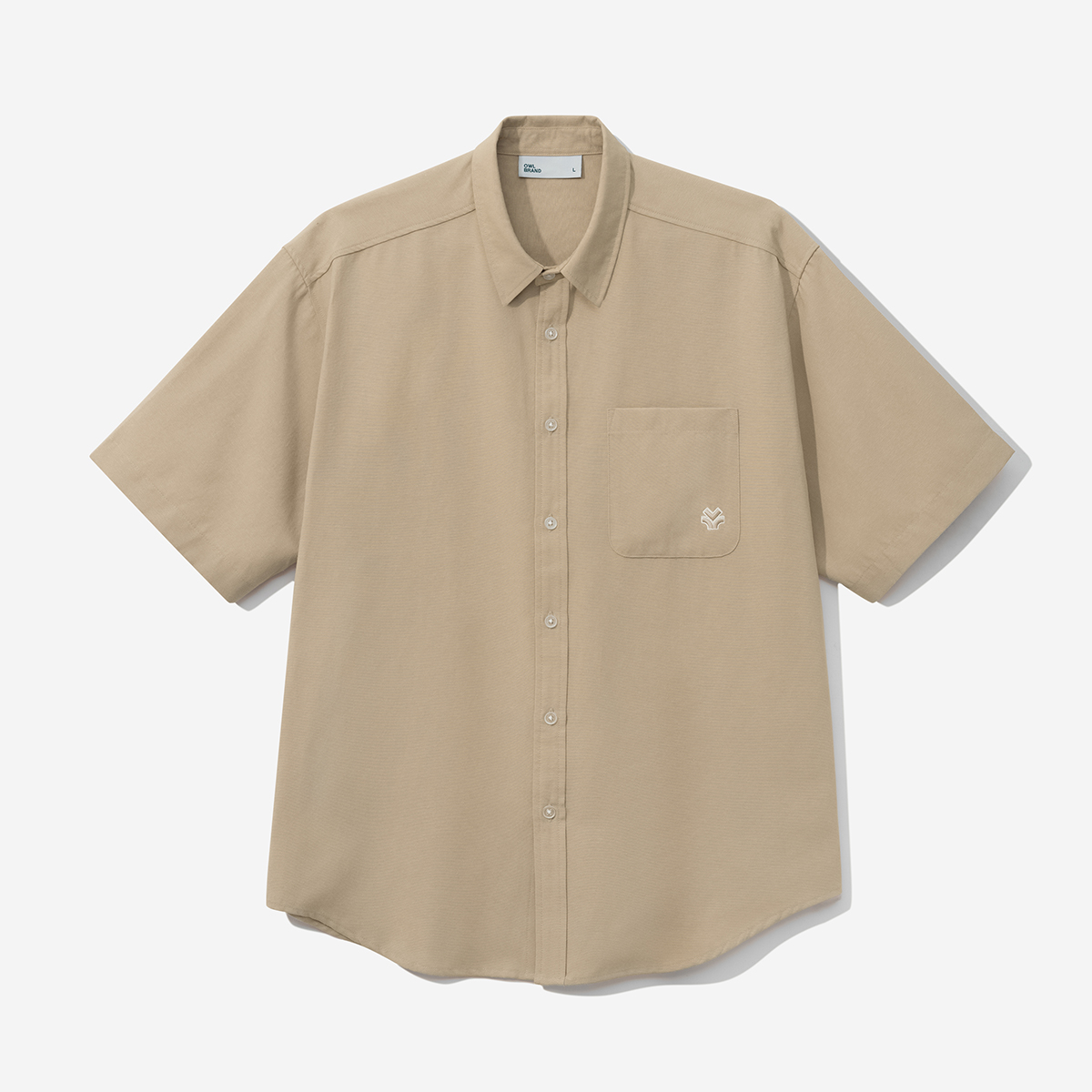 Áo sơ mi ngắn tay Owlbrand Oxford/Tan