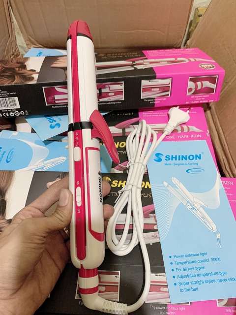 [HCM]Máy làm tóc shinon 8088 bấm duỗi uốn loại lớn