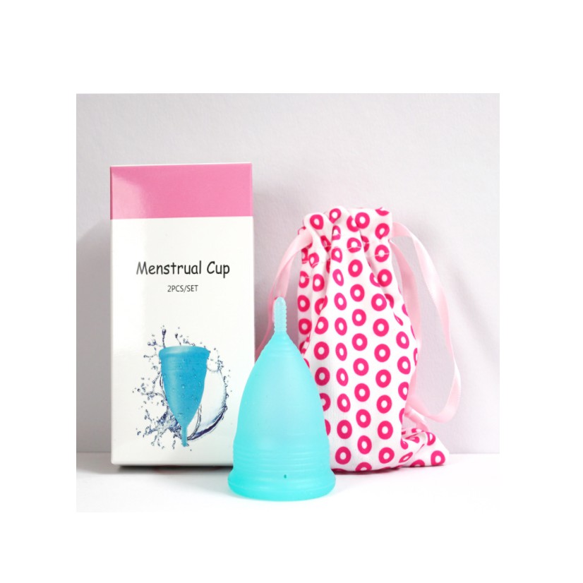 Cốc Nguyệt San Menstrual Cup (Hộp Bao Gồm 2 Cốc size S và L)