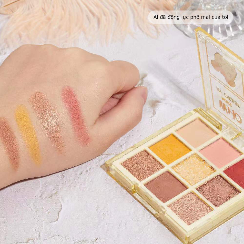 9 Colors Eyeshadow Palette waterproof eyeshadow makeup