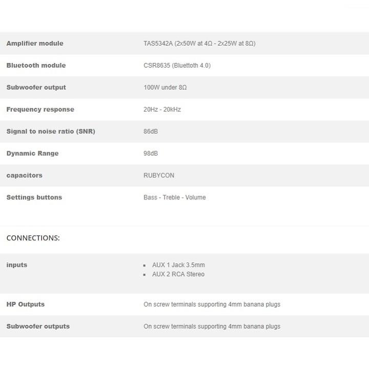 FX-Audio Công Suất Cao 2.1 Bluetooth 4.0