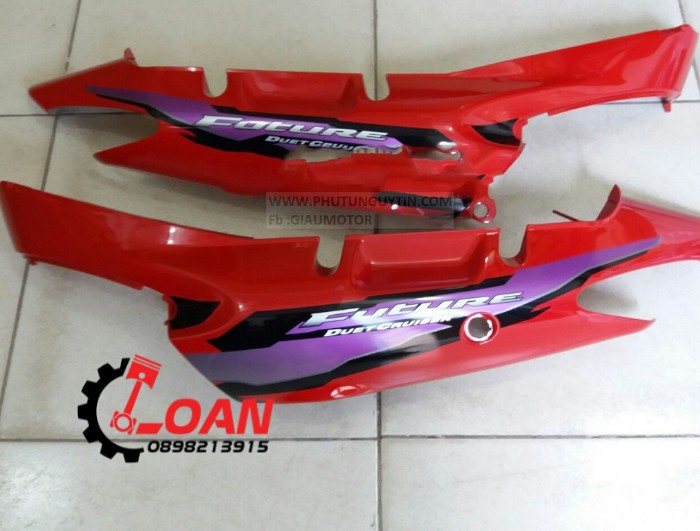 Dàn áo future 1 màu đỏ tươi hàng zin chính hãng honda _ loan racing shop