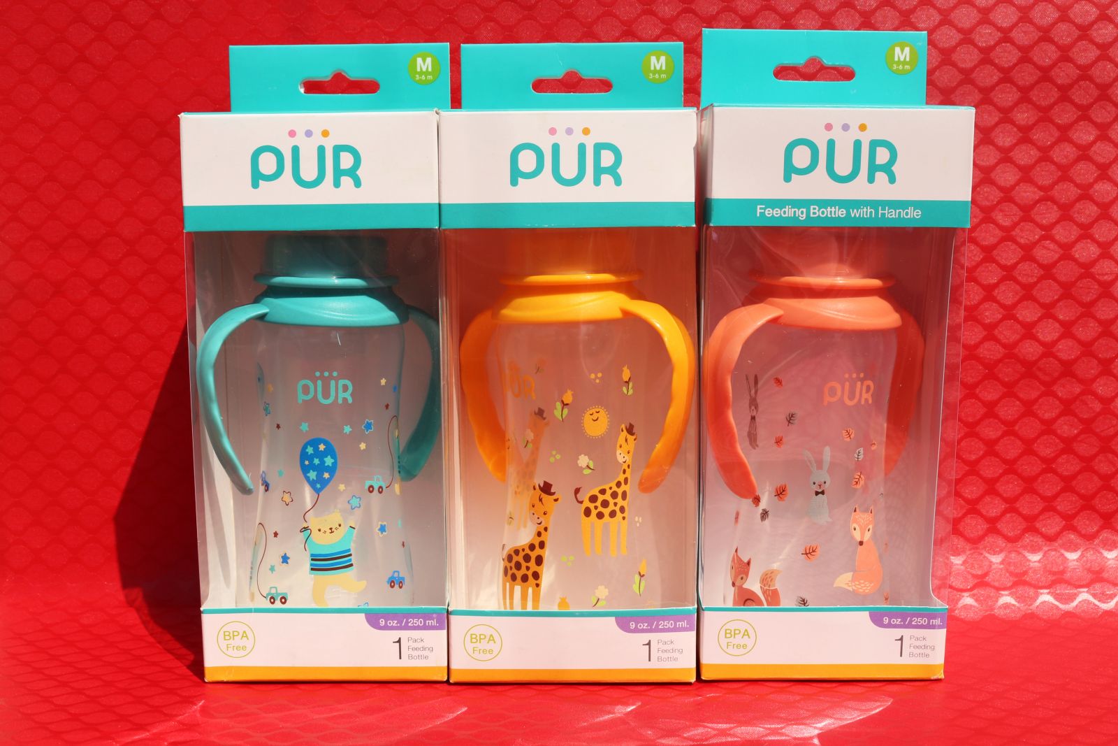 Bình sữa Pur có quai cầm Pur 250ml
