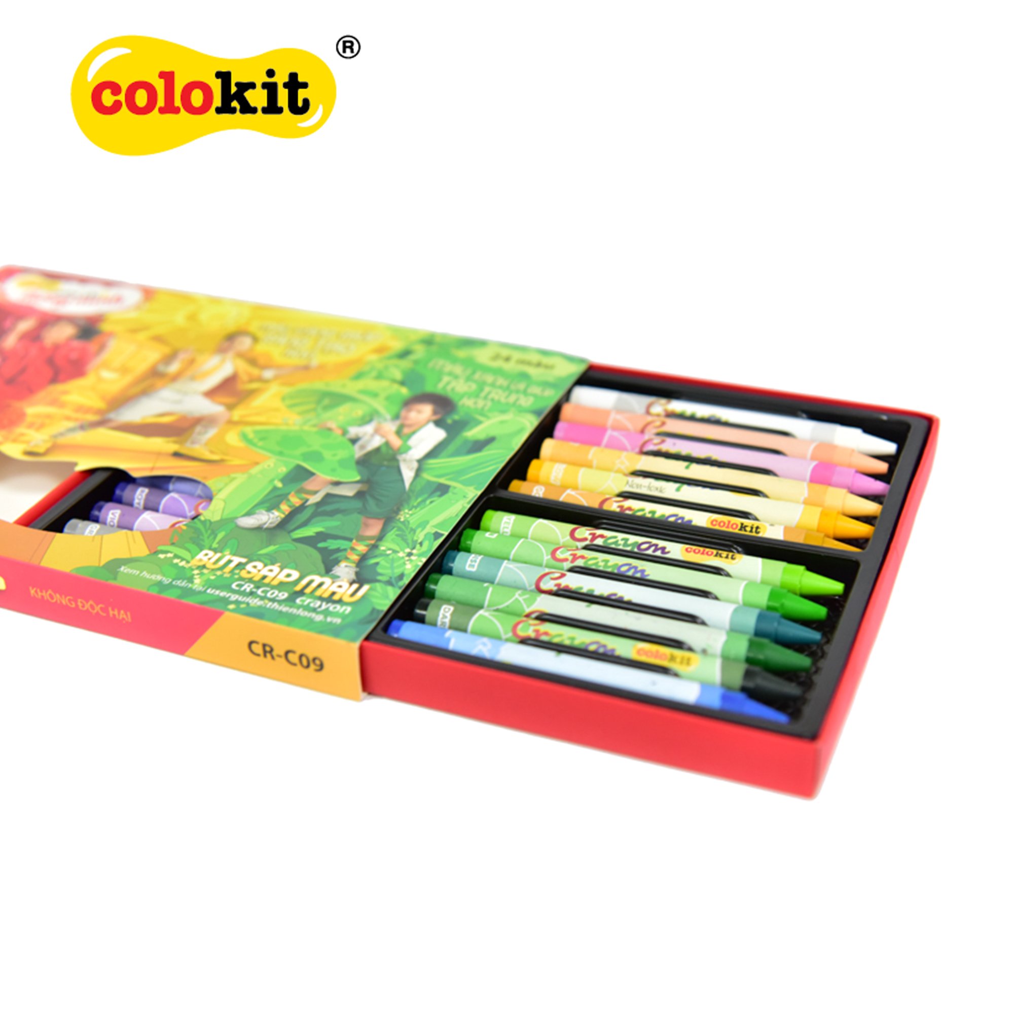 Bút sáp màu Colokit CR-C09