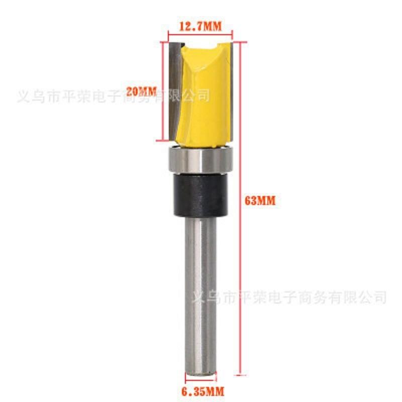 Mũi phay gỗ thẳng bi ngược cốt 6ly3
