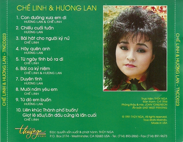 Bộ 6 Đĩa CD nhạc trung tâm Thúy Nga 4 (phôi đĩa nhật)