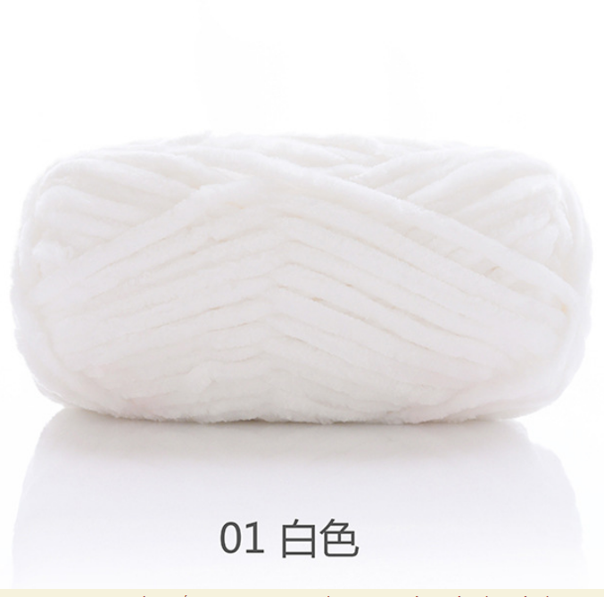 Len nhung Chenille cuộn 100g