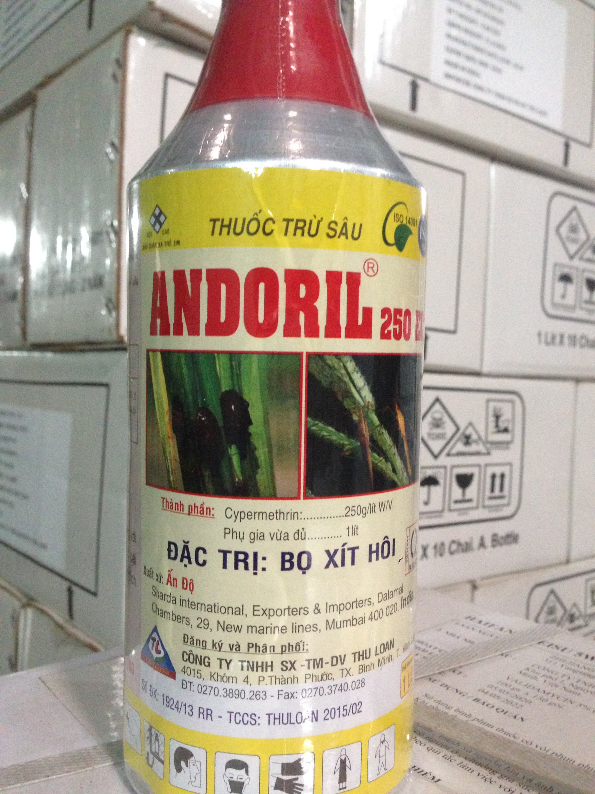 ANDORIL 250EC – THUỐC DIỆT  BỌ XÍT VÀ SÂU ĐỤC THÂN
