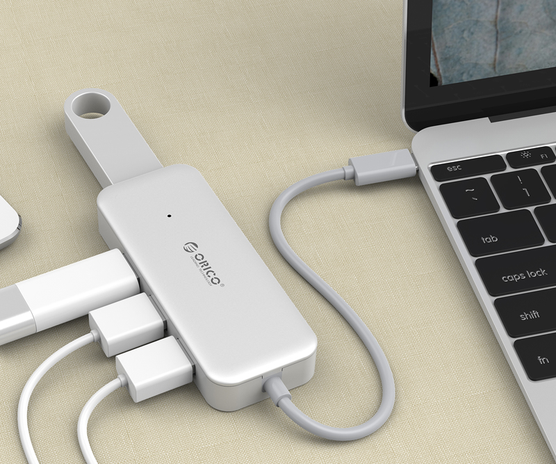 [HCM]Hub 4 Cổng Usb 3.0 Orico Type C cho Mac