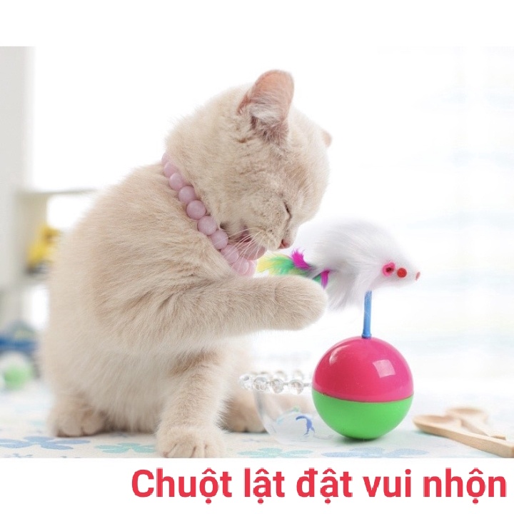 Đồ Chơi Cho Mèo Chuột Lật Đật - [Nông Trại Thú Cưng]