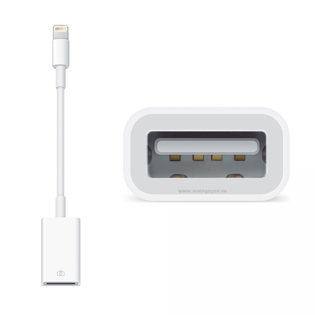 USB OTG Lightning cho iPhone, iPad kết nối bàn phím