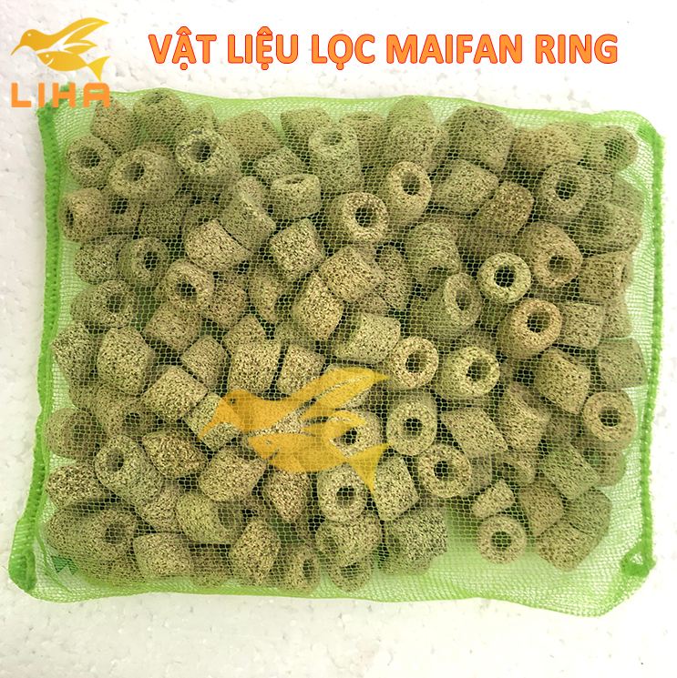 Sứ Lọc MOUNTAIN TREE Mini Ring, Nitro Ring, Maifan Ring 1 Lít (Kèm Túi Lọc Hãng) - Sứ Lọc Cho Hồ Cá