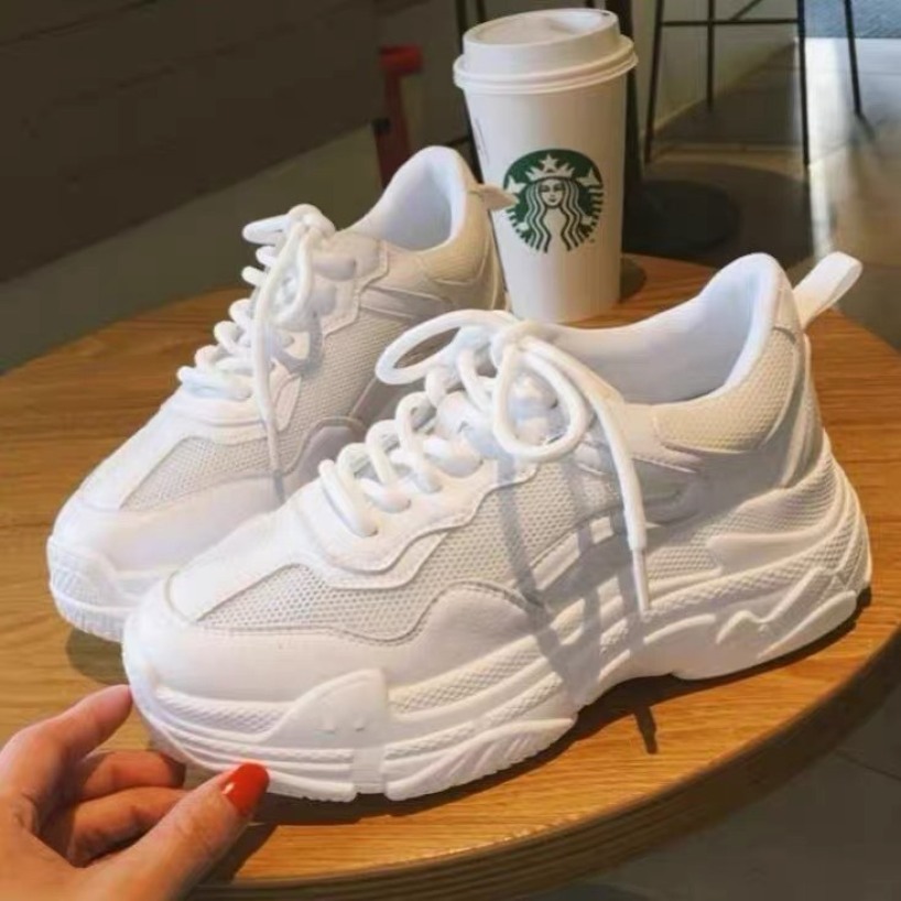 Giày thể thao nữ viền số 7 - giày nữ sneaker giầy bata trắng độn đế đi học thời trang ullzang hàn quốc đẹp giá rẻ hot 2020 giá rẻ