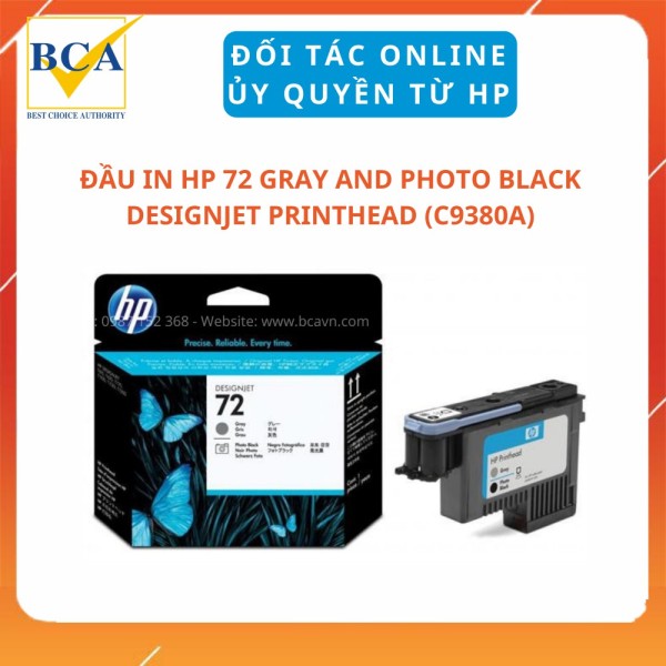 Bảng giá Đầu In HP 72 Gray and Photo Black DesignJet Printhead (C9380A) Phong Vũ