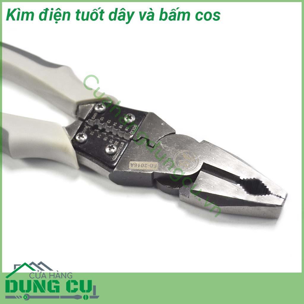 Kìm điện tuốt dây bấm cos chuyên dụng