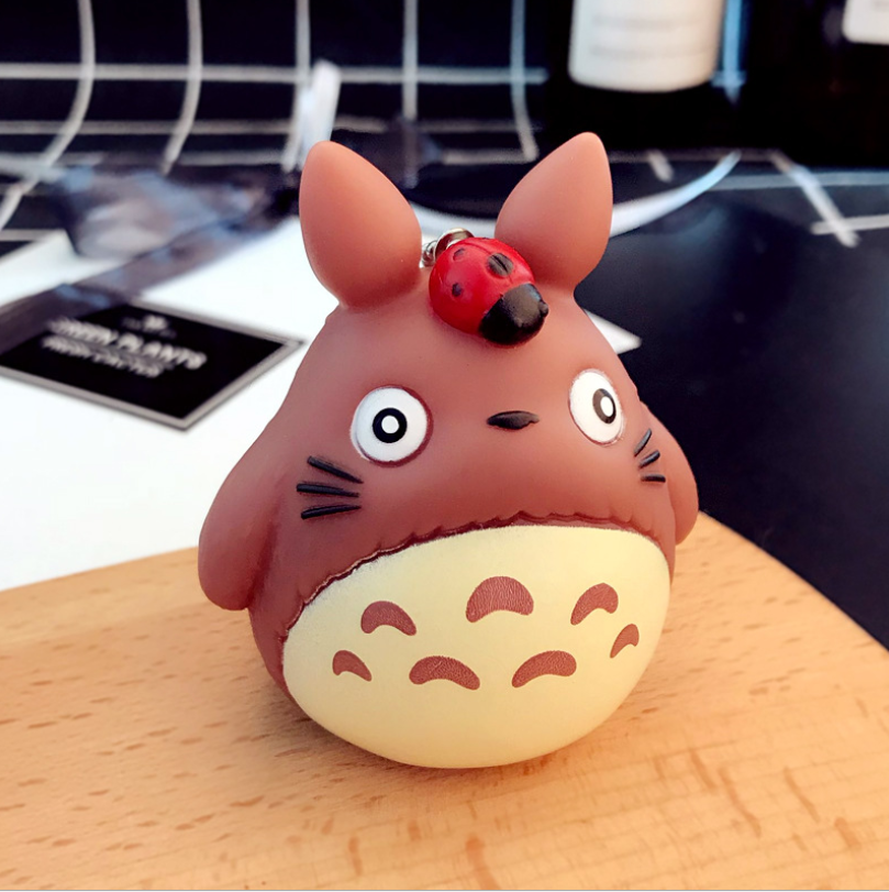 Móc khóa Totoro silicon có kèn NHIỀU MÀU
