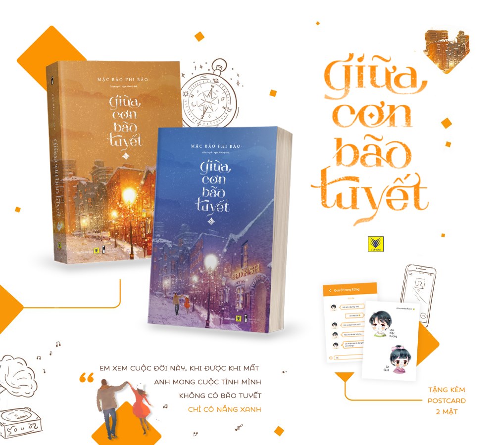 Giữa Cơn Bão Tuyết (Bộ 2 Tập) - Tặng Kèm Postcard