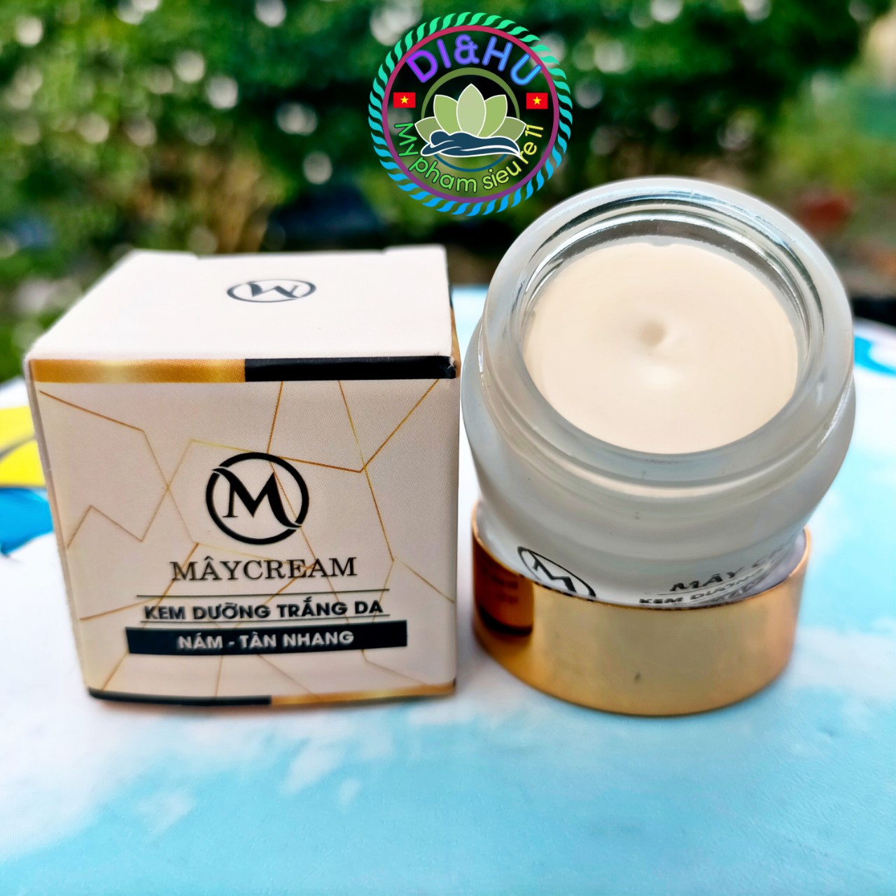 KEM FACE TRẮNG DA MÂY CREAM (nắp vàng)