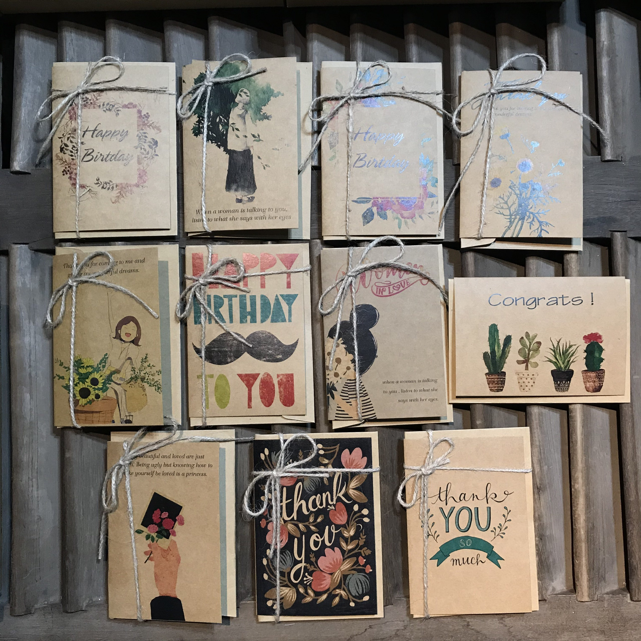 [HCM]Thiệp Kraft in Handmade
