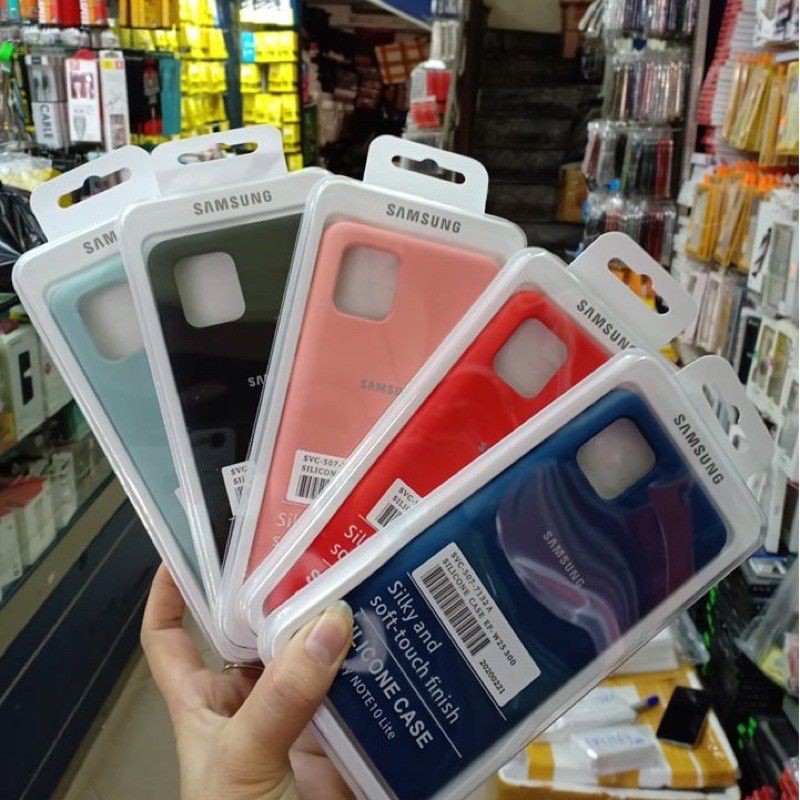 Ốp lưng Silicone Cover Samsung Galaxy Note 10 Lite chống bám bẩn