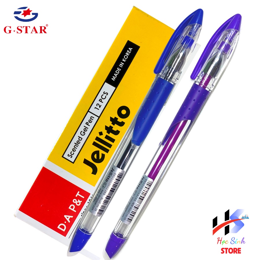 [ Chính Hãng ] Bút nước D.A P&T Jellitto 0.4mm Hàn Quốc