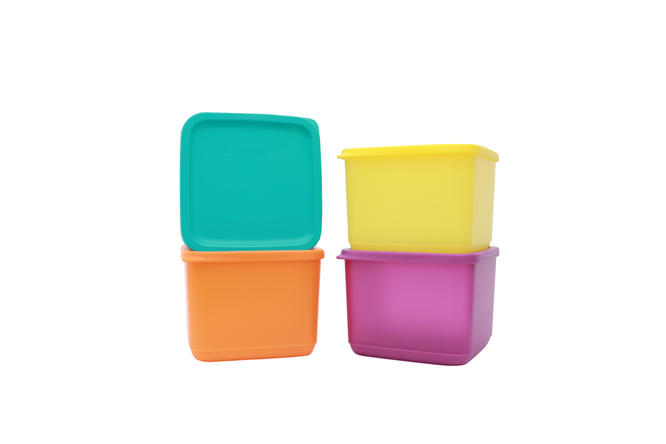 Hộp Bảo Quản Thực Phẩm Square Round (4 hộp)