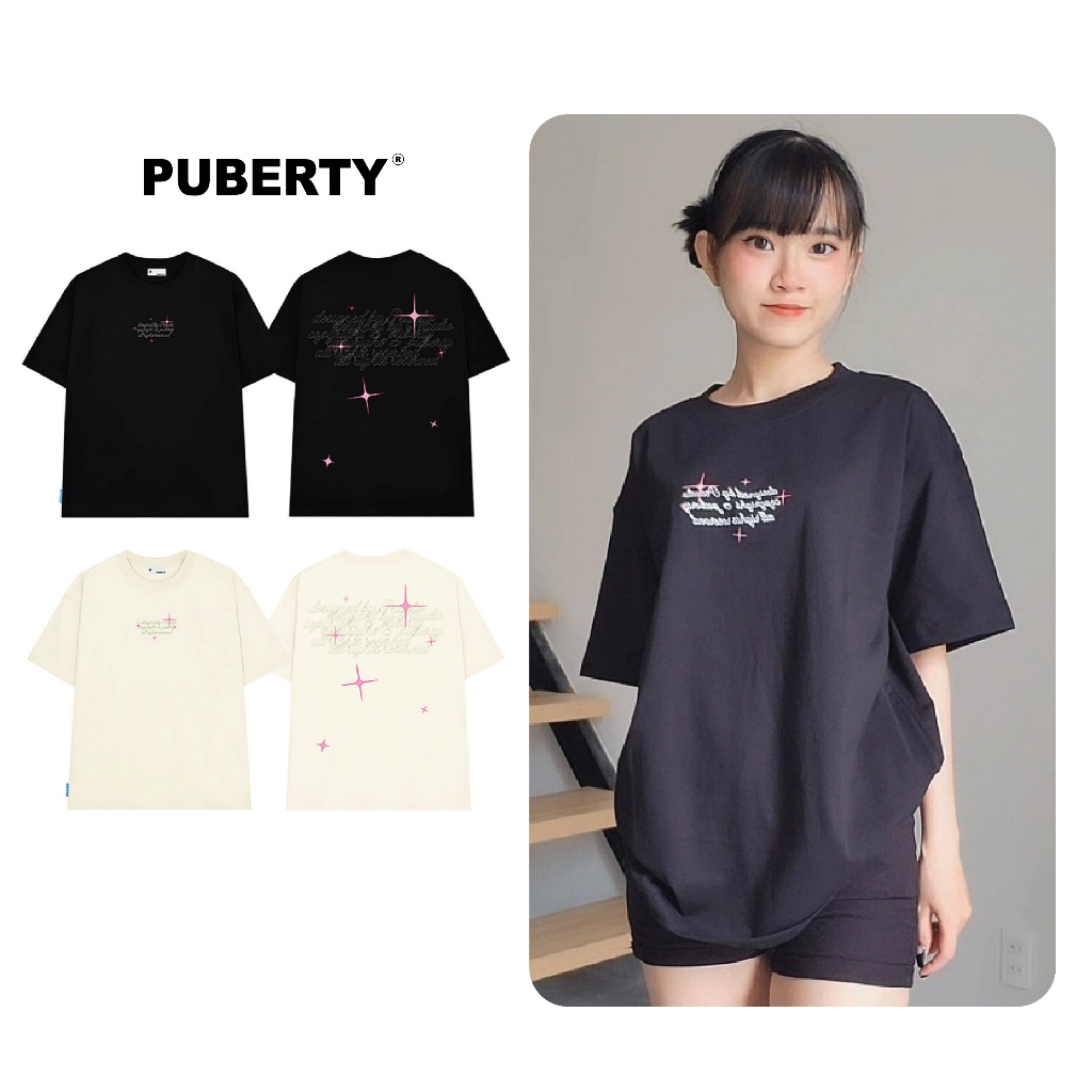 áo thun unisex oversize local brand PUBERTY GO-ON TEE