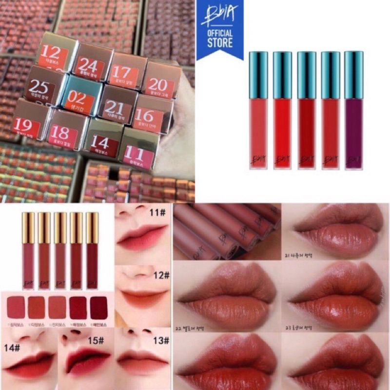 [FREE SHIP] SON KEM LỲ BBIA LAST VELVET LIP TINT