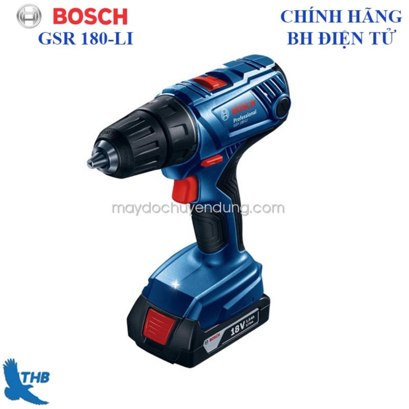 Máy khoan bắt vít dùng pin Bosch GSR 180-LI+ PHỤ KIỆN