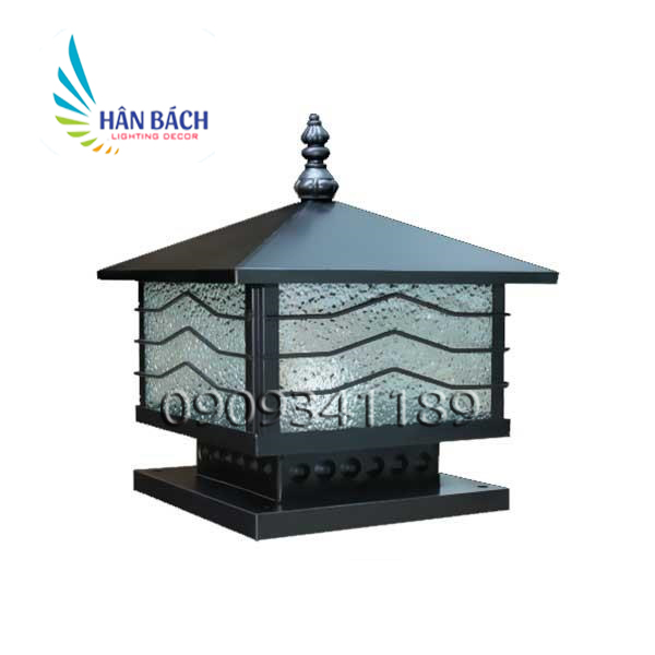 [HCM]Đèn trụ cổng - Đèn trụ bờ bao - Đèn trụ hàng rào kích thước 25cm Tặng kèm bóng LED