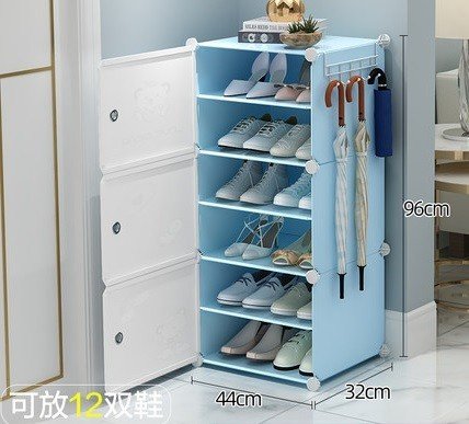 🗄 tủ giày mẫu mới - 8ô nhựa lắp ghép đa năng 🗄