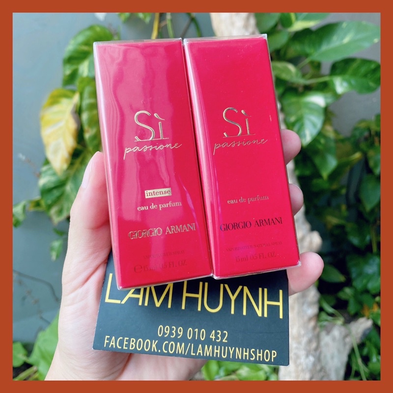 [ CHÍNH HÃNG] Nước hoa SÌ PASSION Đỏ 15ml