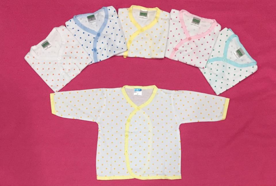 Combo 5 Áo Chấm Bi TD Bé 3-6kg