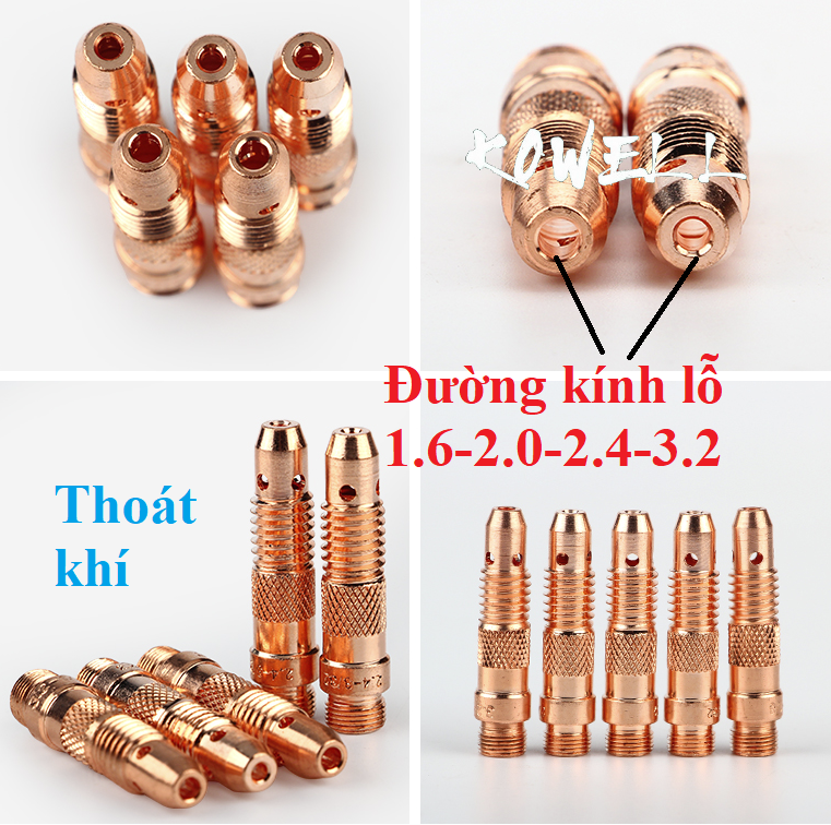Thoát khí tig wp 17 - 18 -26 hàng đẹp