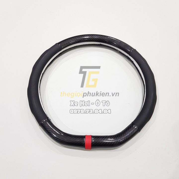 Bọc vô lăng Ô tô, Xe hơi D-Cut vân Carbon cao cấp