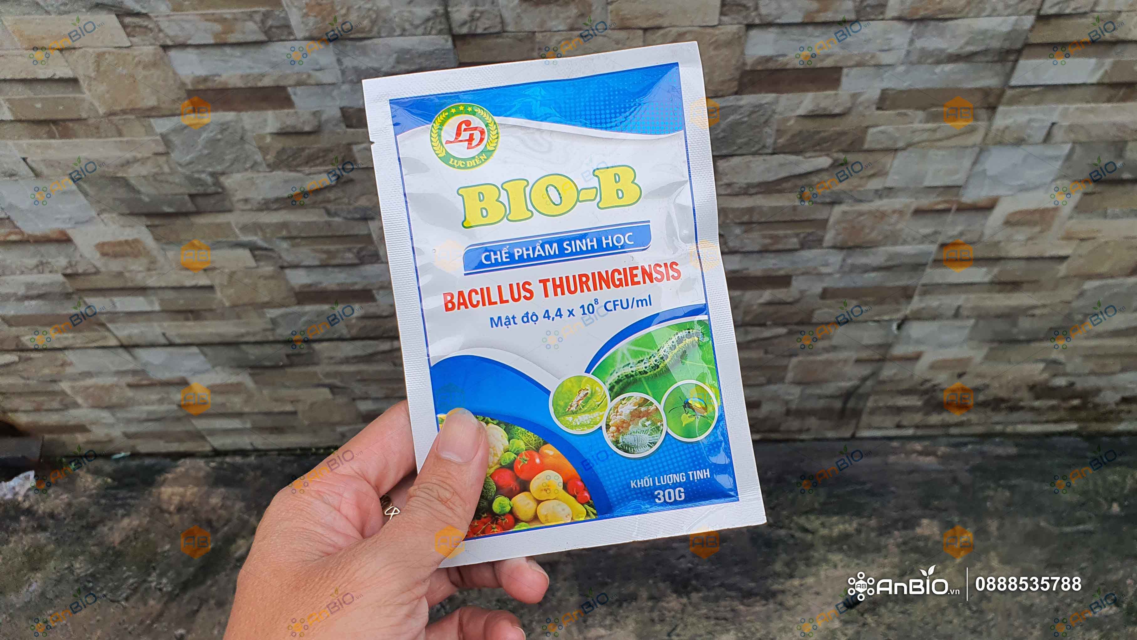 CHẾ PHẨM SINH HỌC BIO-B | BACILLUS THURINGIENSIS  - Gói 30g