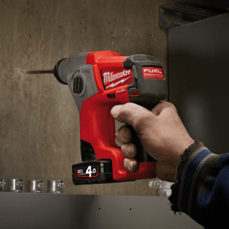 [Trả góp 0%]Máy Khoan Búa M12 Ch-402C Set (2 Pin X 4.0Ah 1 Sạc) MILWAUKEE M12 CH-402C