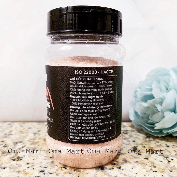 Pink Salt Himalayan form smooth vipep 200g