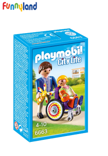 Đồ chơi nhập vai Playmobil Child in Wheelchair_ Funnyland thumbnail