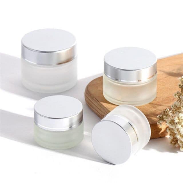 Hũ Chiết Mỹ Phẩm 10g Thủy tinh đục