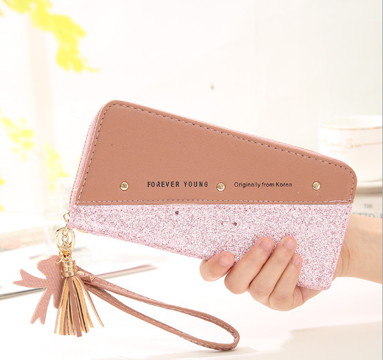 Ví nữ dài Forever Young kim tuyến foa98