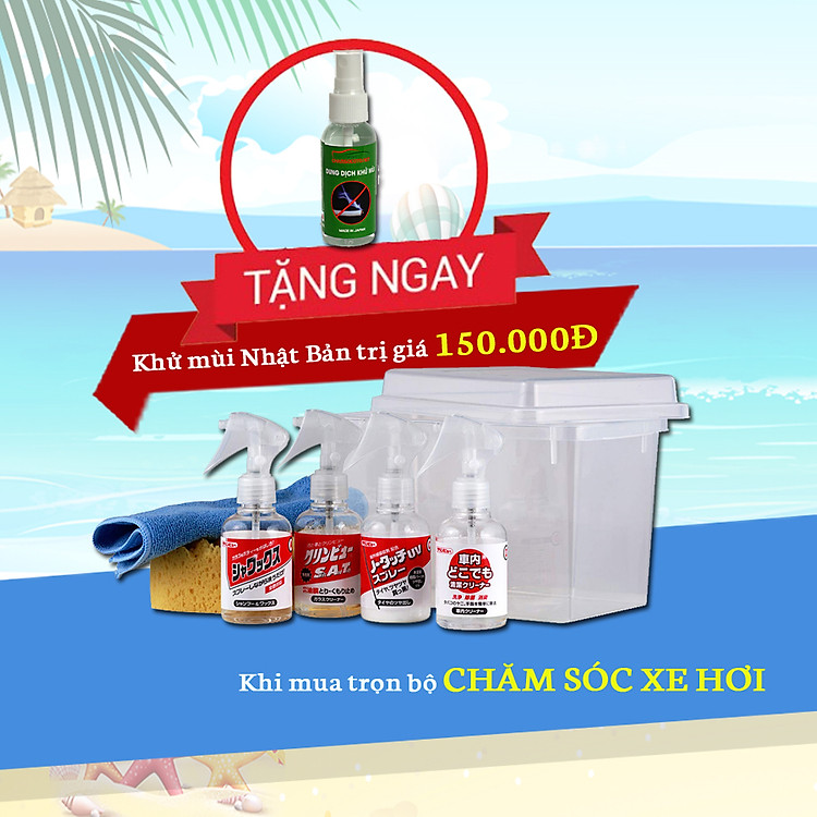 Bình xịt vệ sinh nội thất ô tô Nhật Bản 100ml