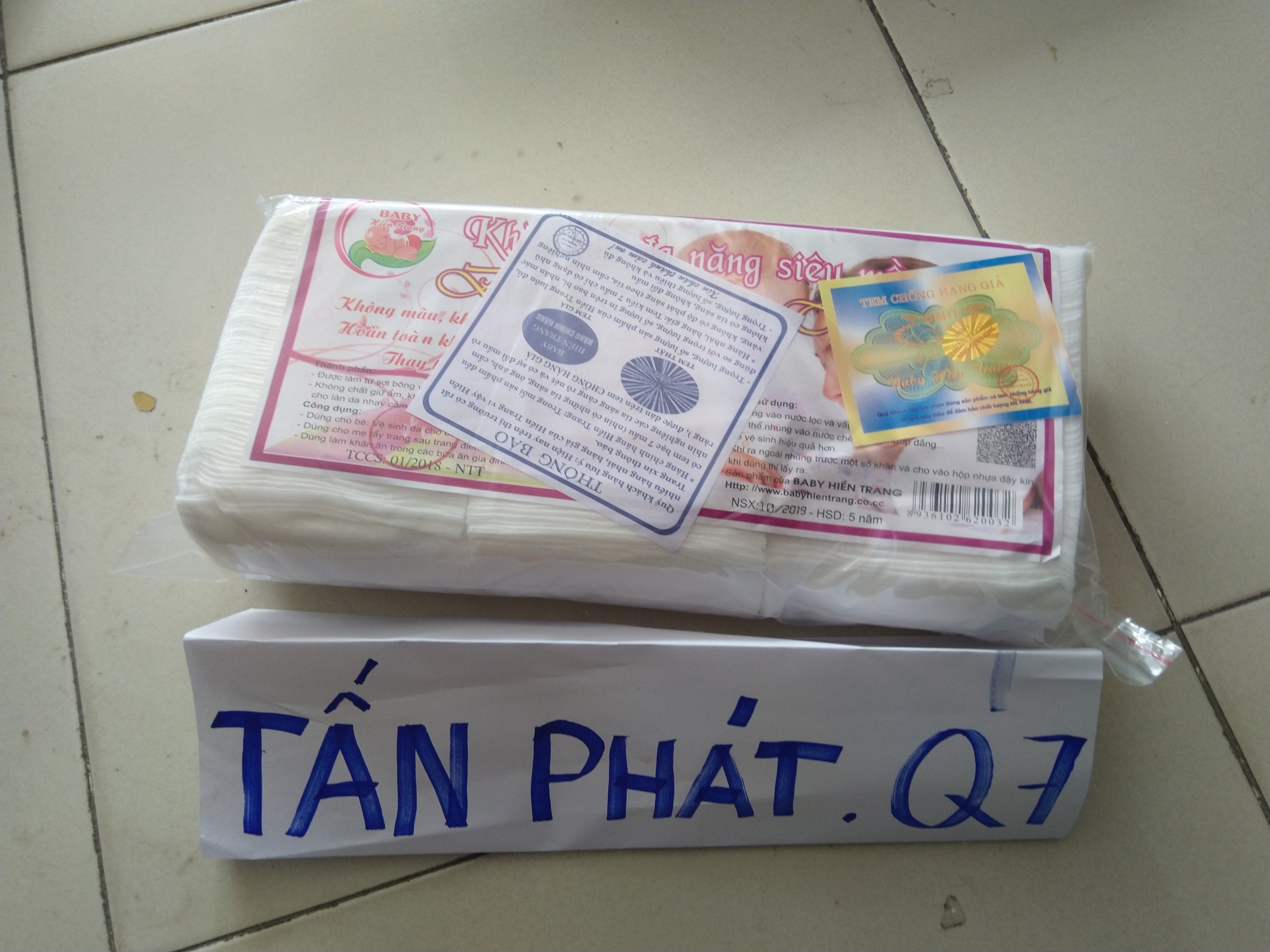 Combo 10 gói khăn khô đa năng Hiền Trang (1 gói 230gram)