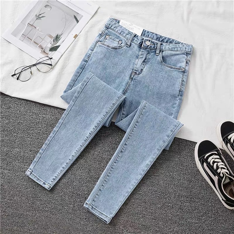 [HCM]Quần Jean Nữ Lưng Cao Chất Liệu Đẹp PIPI FASJION 1045 ( SET QUẦN JEAN + ÁO THUN ĐẶT RIÊNG )