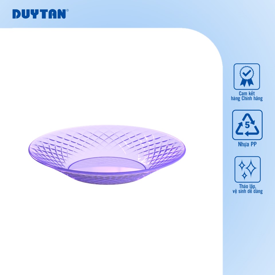 Dĩa Trong Duy Tân size 2T4 - 2T6 Đựng Thực Phẩm Bắt Mắt