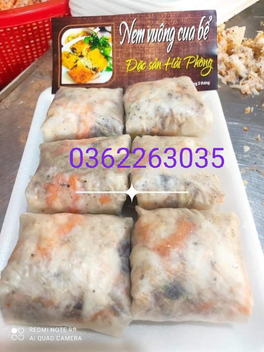 Nem cua bể Hải phòng